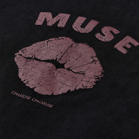 Copenhagen Muse CMMUSE T-shirt, Black/Windsor Wine